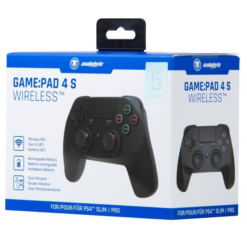 Snakebyte Game Pad 4 S Black Wireless Controller for PS4, , large image number 2