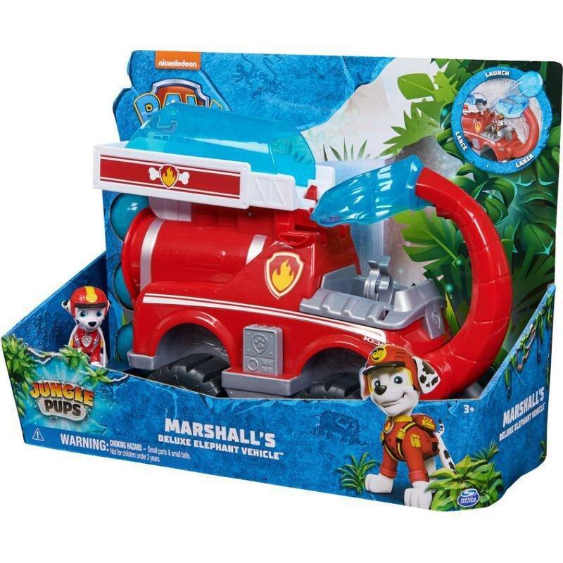 Spin Master Paw Patrol Pat Patrol Vehicle + Marcus Figure Jungle Pups Car Collectible Paw Patrol Figure, , large image number 0