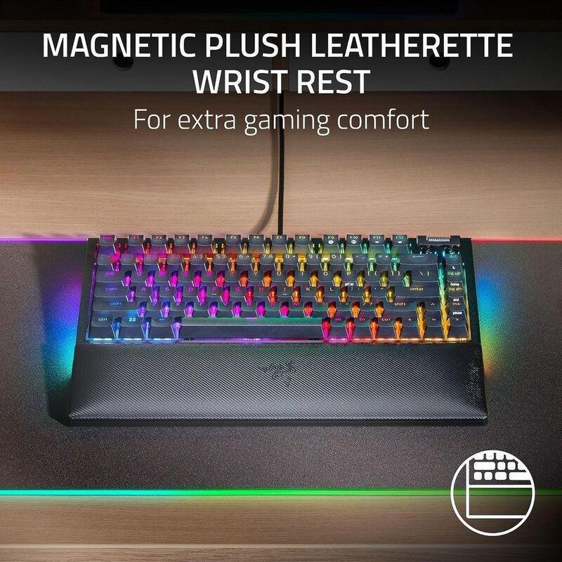 Razer BlackWidow V4 75% Hot-Swappable Mechanical Gaming Keyboard - Black (US English), , large image number 9