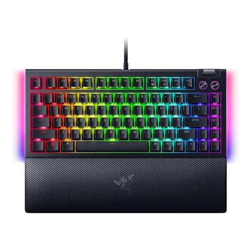 Razer BlackWidow V4 75% Hot-Swappable Mechanical Gaming Keyboard - Black (US English), , medium