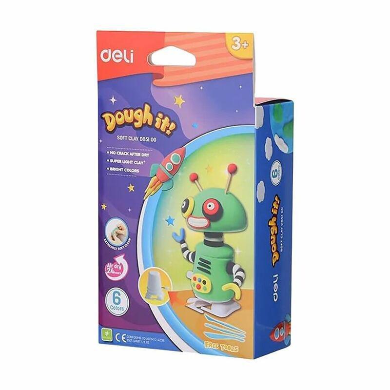 Deli Soft Clay 6 Colors Assorted (Includes 1), , large image number 0