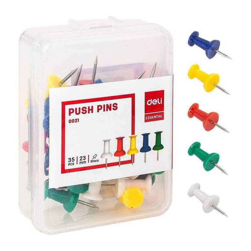 Deli Push Pins Size 23 mm, , large image number 0
