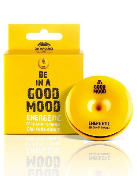 BE IN A GOOD MOOD - Good Mood Energetic Bergamot Orange Car Fragrance 0.52oz