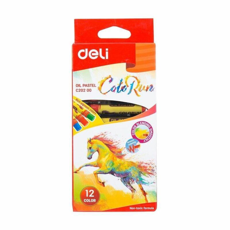 Deli Oil Pastel 12 Colors, , large image number 0