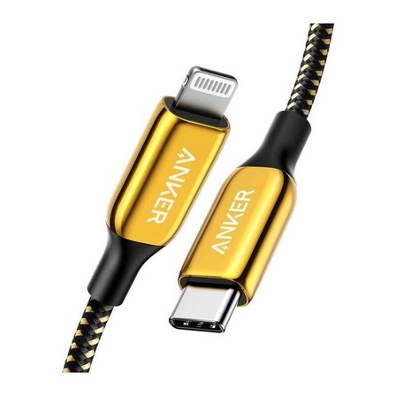 ANKER - Anker Powerline+ III USB-C To Mfi Lightning Cable Special Edition 24K Gold 6Ft