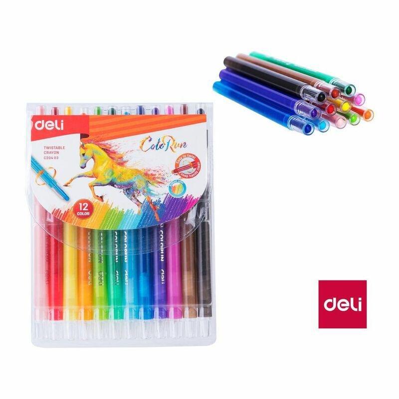Deli Wax Twistable Crayon 12 Colors, , large image number 0