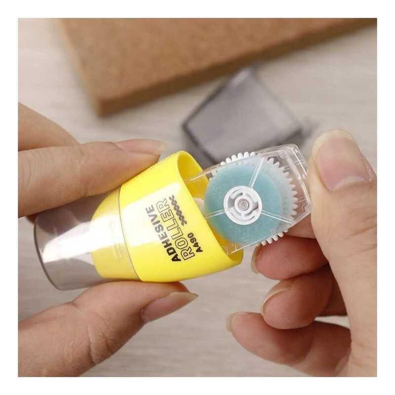 Deli Adhesive Roller 8Mx6 mm Transparent, , large image number 1