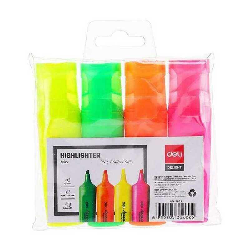 Deli Highlighter Chisel Tip 1-5 mm (Assortment - Includes 1), , large image number 0