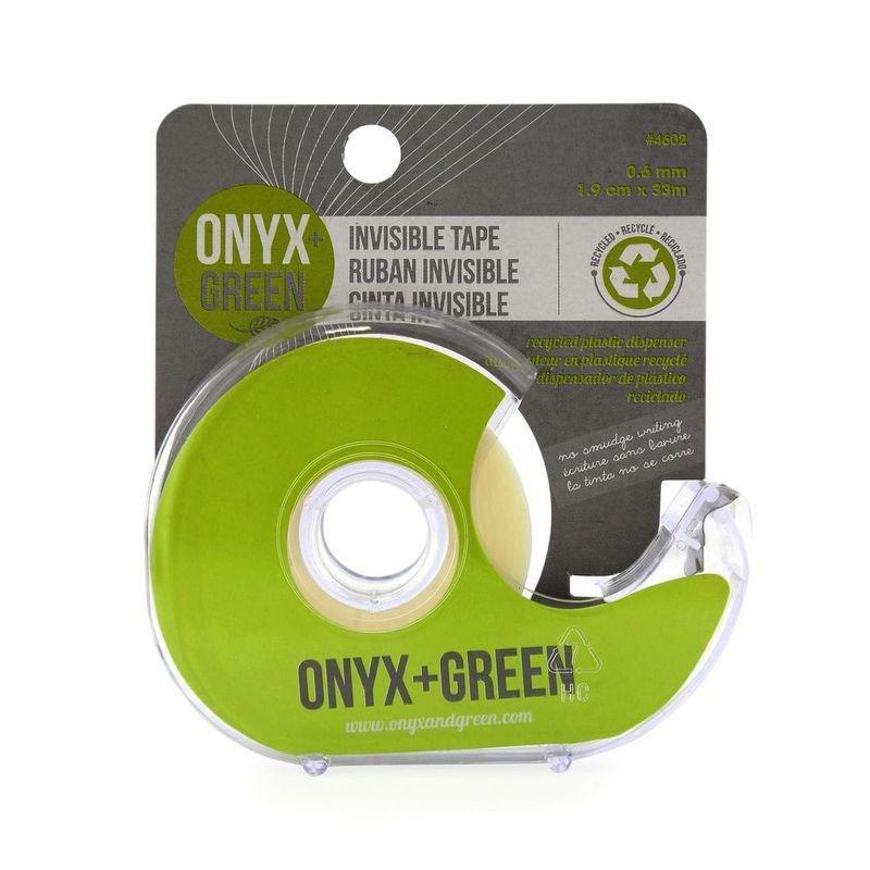 Onyx & Green Invisible Tape with Full Dispenser 1.9cm x 33mm, , medium