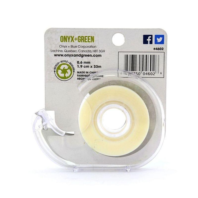 Onyx & Green Invisible Tape with Full Dispenser 1.9cm x 33mm, , large image number 1