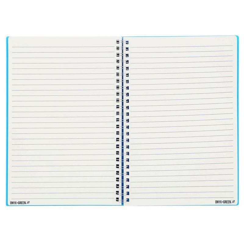 Onyx & Green Spiral Notebook Storm Writer 60 Ruled Stone Paper Sheets Tear and Stain Resistant Waterproof D2W, , large image number 1