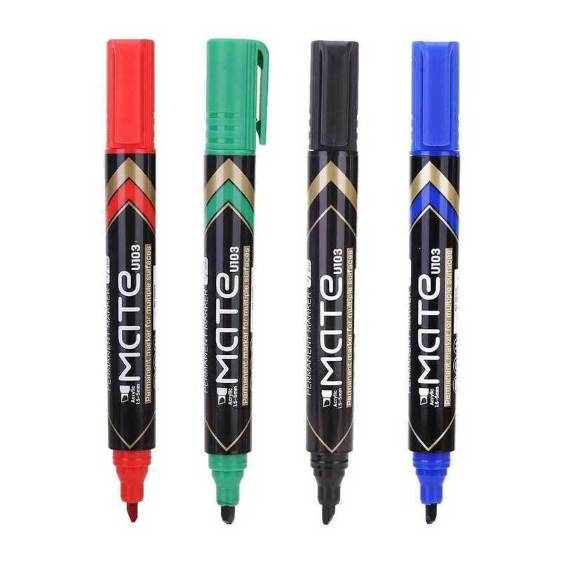 Deli Permanent Marker Chisel Tip 1.5-5 mm (Assortment - Includes 1), , large image number 0