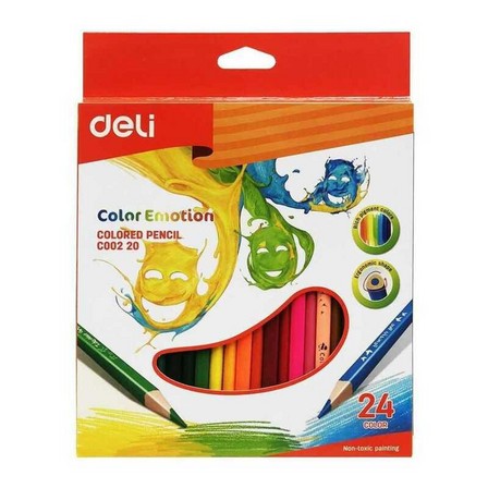 DELI - Deli Colored Pencils 24 Colors
