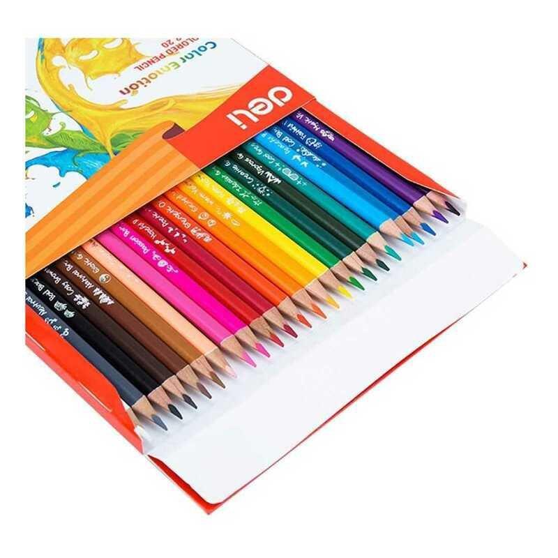Deli Colored Pencils 24 Colors, , large image number 1