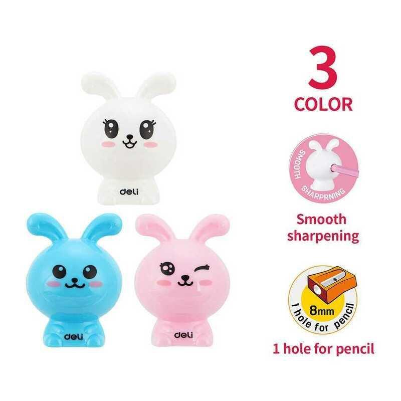 Deli Pencil Sharpener 1 Hole with Canister (Assortment - Includes 1), , large image number 1