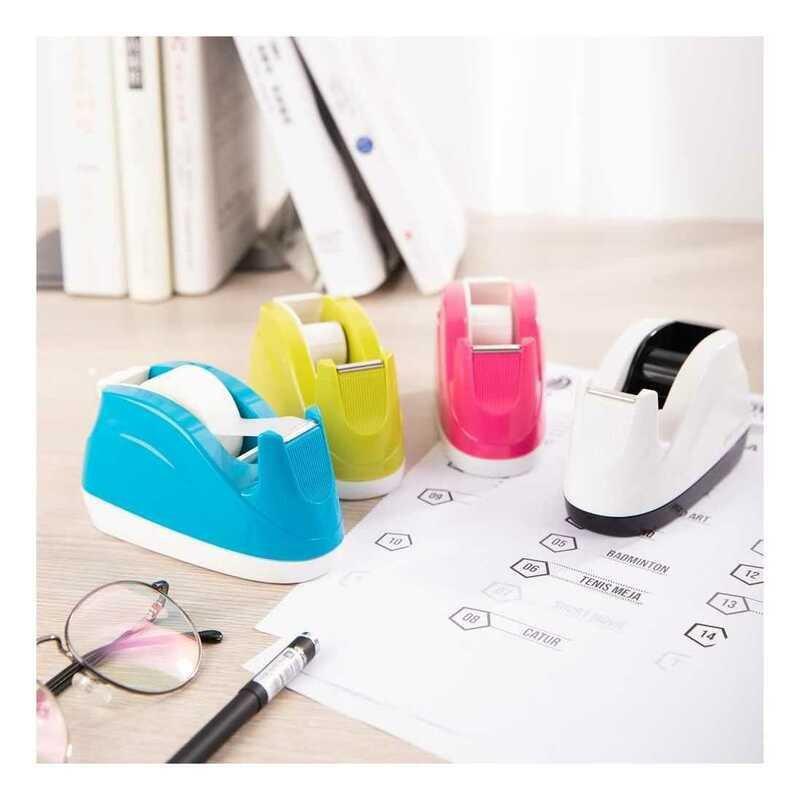 Deli Tape Dispenser Vivid 125 x 58 x 66 mm (Assortment - Includes 1), , large image number 1