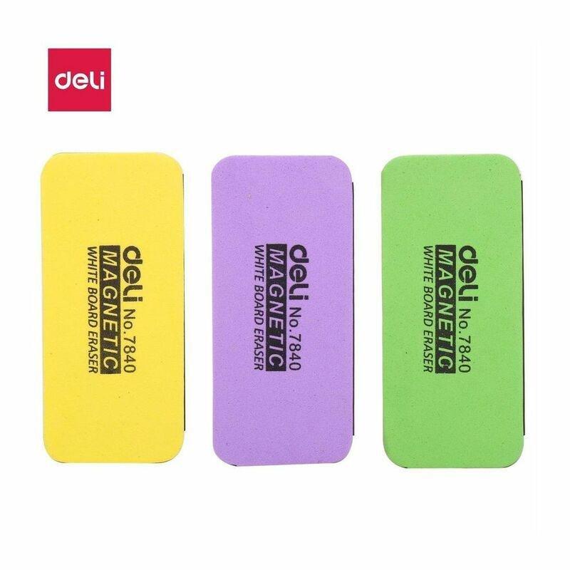 Deli White Board Eraser 110 x 50 x 30mm Assorted (Includes 1), , large image number 0