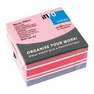INFO - Info Mix Cube 400 Sheets 75 x 75 Assorted Pink/Grey (Includes 1)