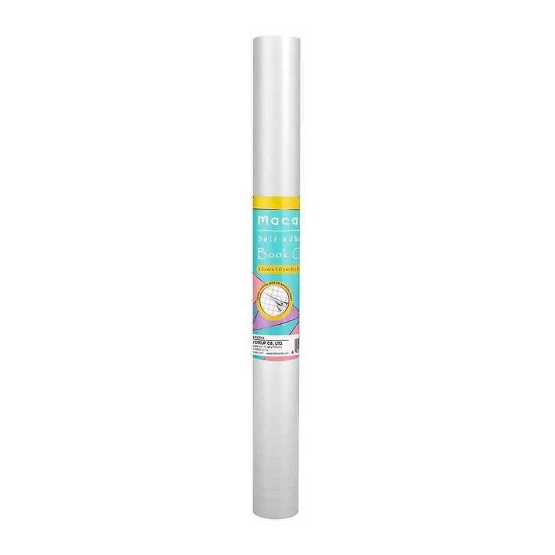 Deli Self Adhesive Book Cover Roll Transparent 45X5Yard, , large image number 0