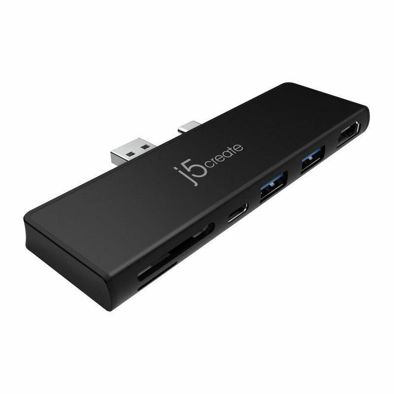 J5 Ultra-Drive Mini Dock for Surface Pro Black, , large image number 0