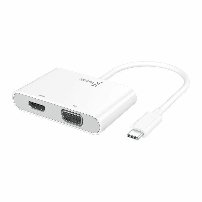 J5 USB-C To HDMI & Vga Adapter, , large image number 0
