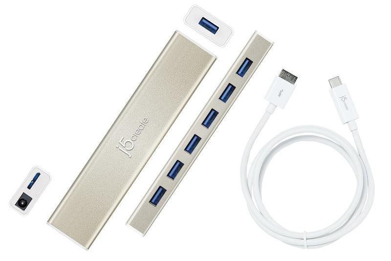 j5create USB Type-C 3.0 7-Port Hub, , large image number 3