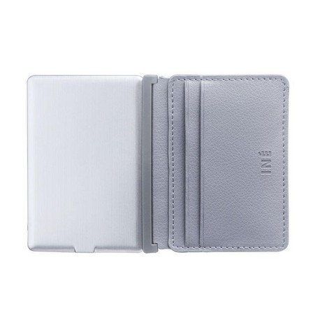 INE - Ine Wallet & Charger Recycled Leather Gray