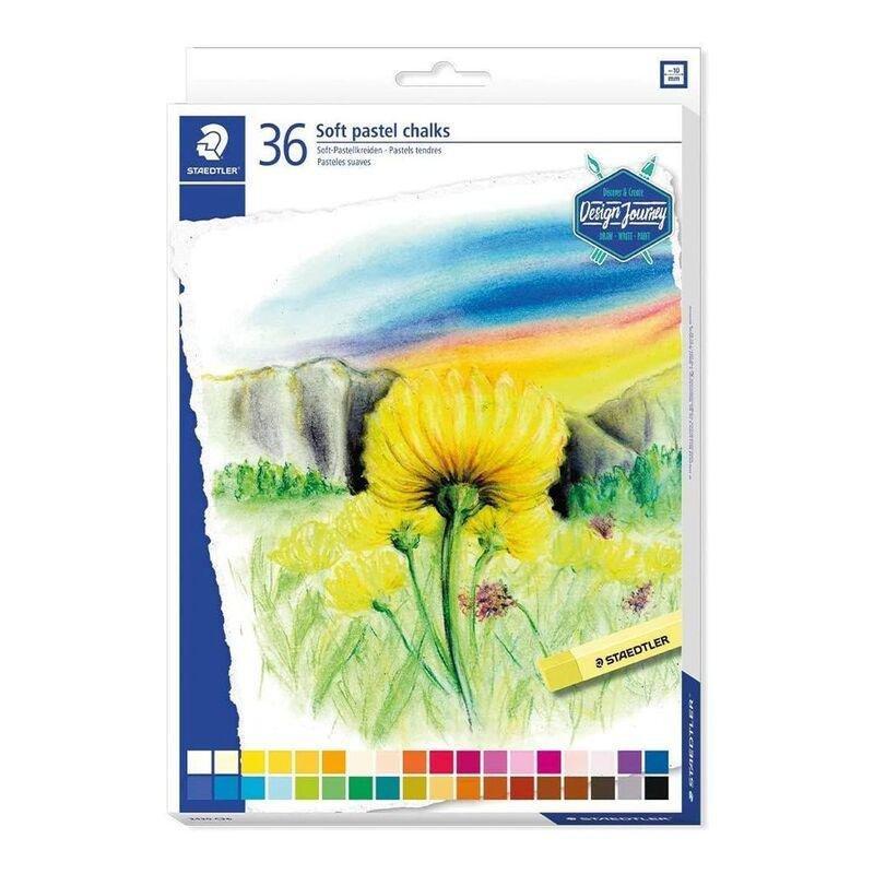 Staedtler Soft Pastel Chalks - Assorted Colours (Set Of 36), , medium