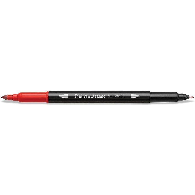 Staedtler Double-End Permanent Markers Fibre Tip - Set of 18, , large image number 1