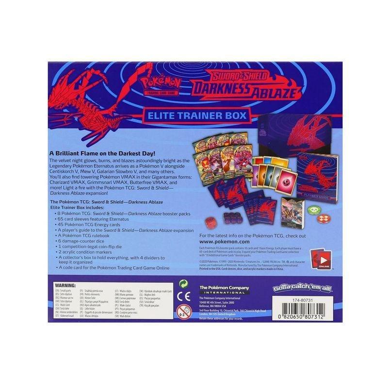 Pokemon TCG Sword & Shield 3 Darkness Ablaze Elite Trainer Box, , large image number 3