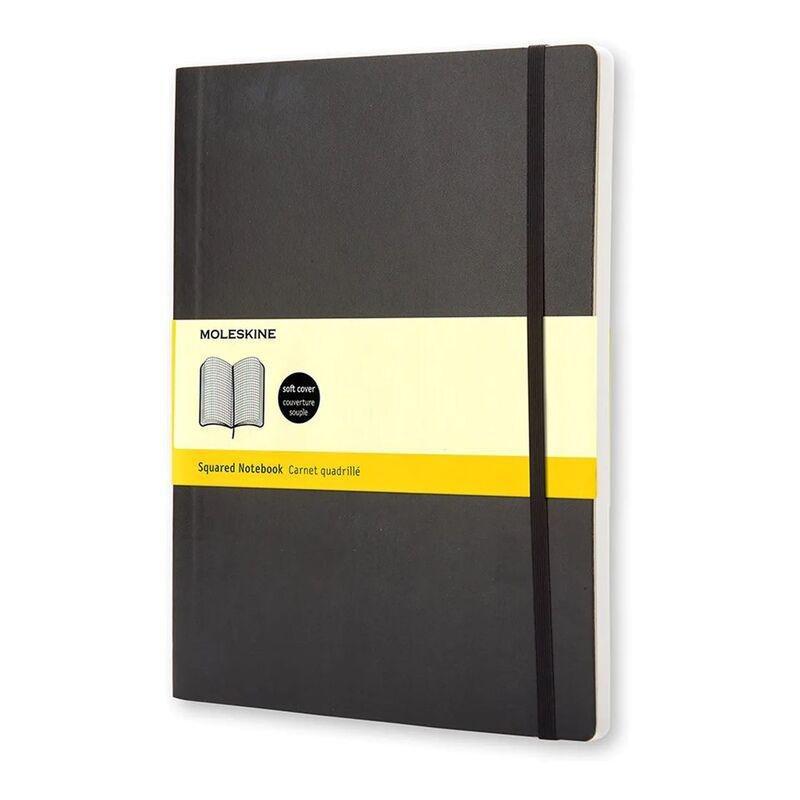Moleskine Squared Soft Notebook XL - Black, , large image number 0