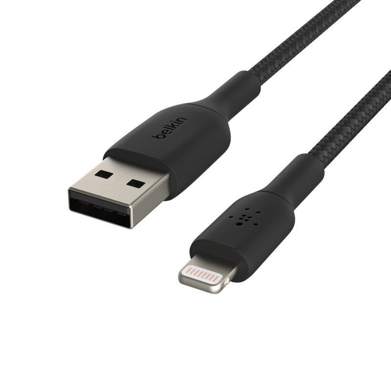 Belkin BoostCharge Lightning to USB-A Braided 3m Black, , large image number 0
