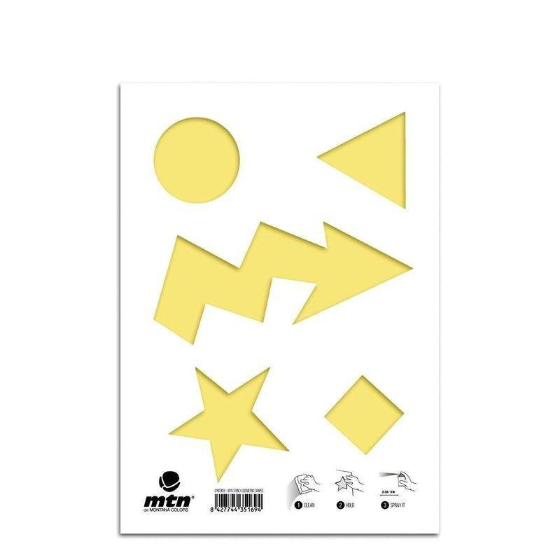 Montana Colors MTN Stencils Geometric Shapes, , large image number 0