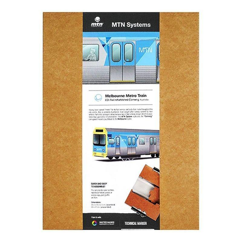 Montana Colors MTN Systems Miniature DIY Subway Car Melbourne Metro Train, , large image number 1