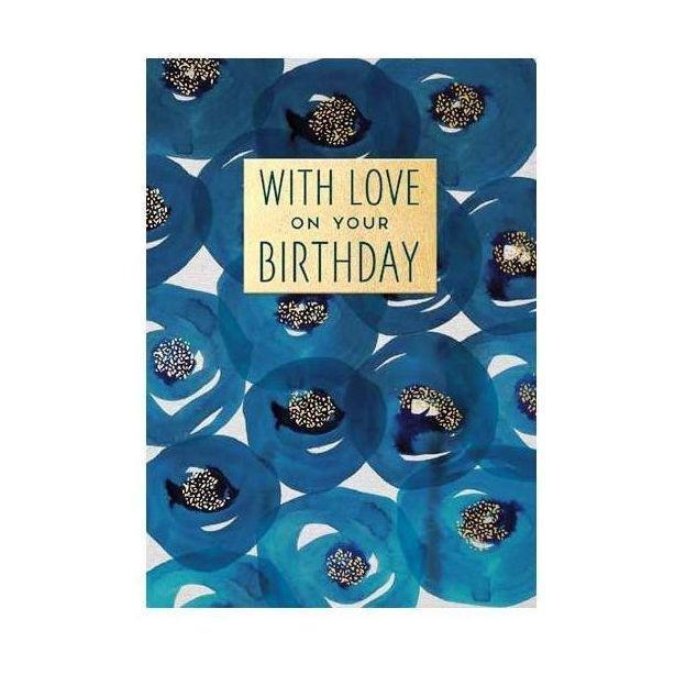 Aura With Love Gold Plaque Greeting Card, , large image number 0