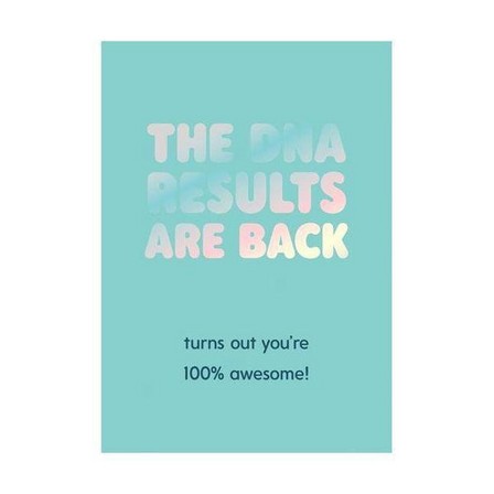 PIGMENT PRODUCTIONS - Fuzzy Duck DNA Results Greeting Card (130 x 176mm)