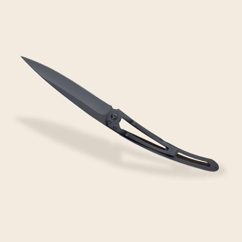 Deejo 37G Pocket Knife - Carbon Fiber/Young Timer (Black), , large image number 5