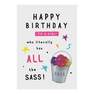20th Century Icons All the Sass Greeting Card