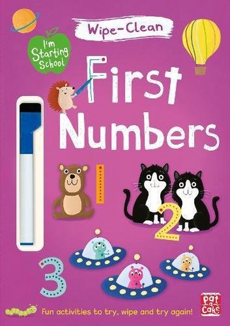 QUERCUS UK - First Numbers Wipe-Clean Book with Pen | Various Authors