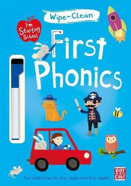 QUERCUS UK - First Phonics Wipe-Clean Book with Pen | Various Authors
