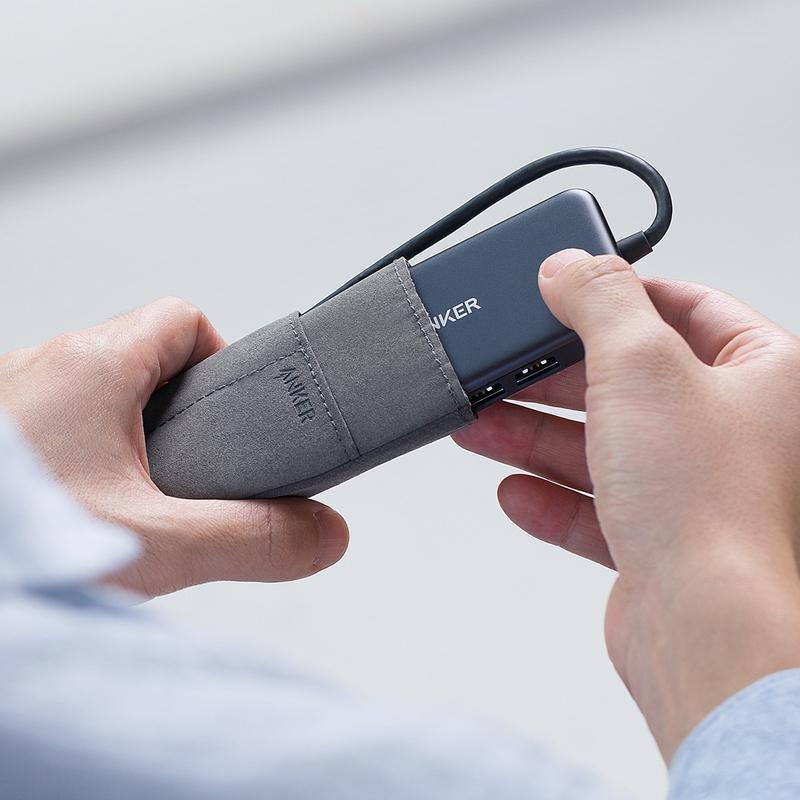 Anker Premium 4-In-1 1C3A Gray USB-C Hub, , large image number 3
