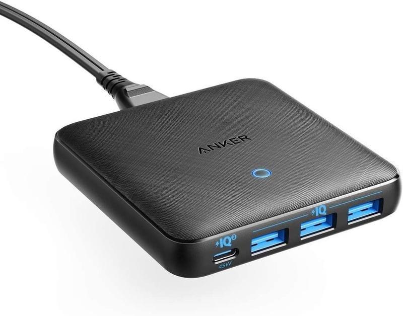 Anker Powerport Pd+ 4 Black Wall Charger, , medium