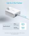 ANKER - Anker Powerport+ Atom III 2 Ports White Charger