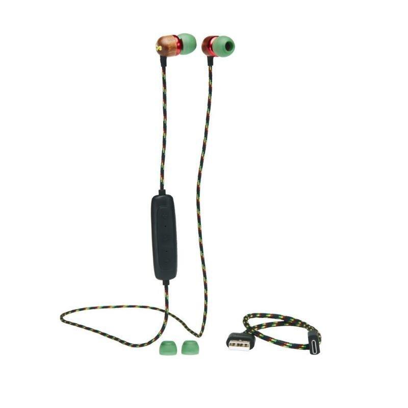House Of Marley Smile Jamaica 2 Rasta Wireless In-Ear Earphones, , large image number 4