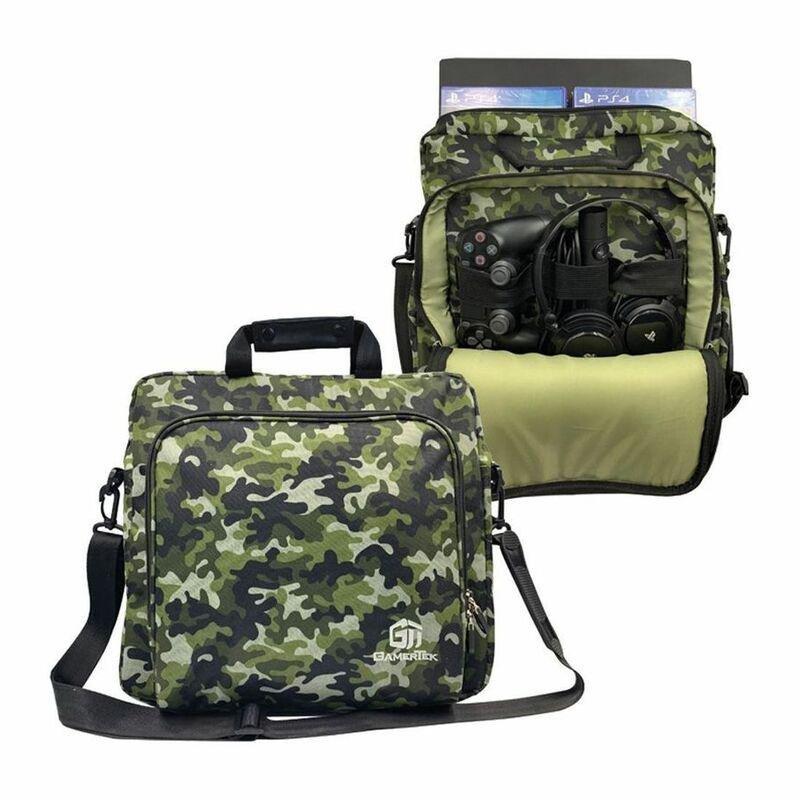 Gamertek Carrying Case Camo for PS4 Pro/Slim, , large image number 0