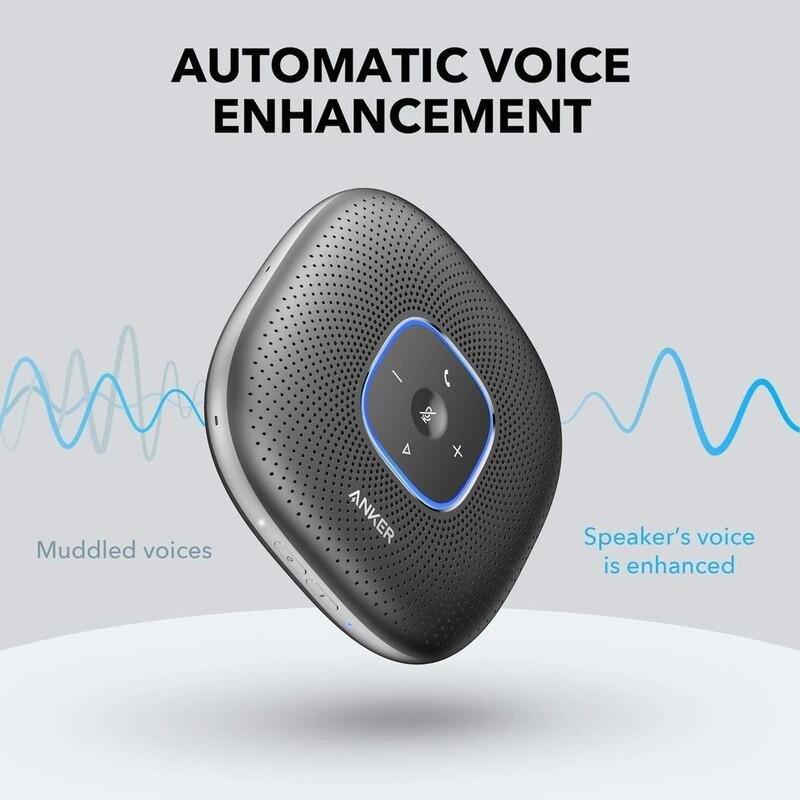 Anker PowerConf Black Bluetooth Speakerphone, , large image number 0