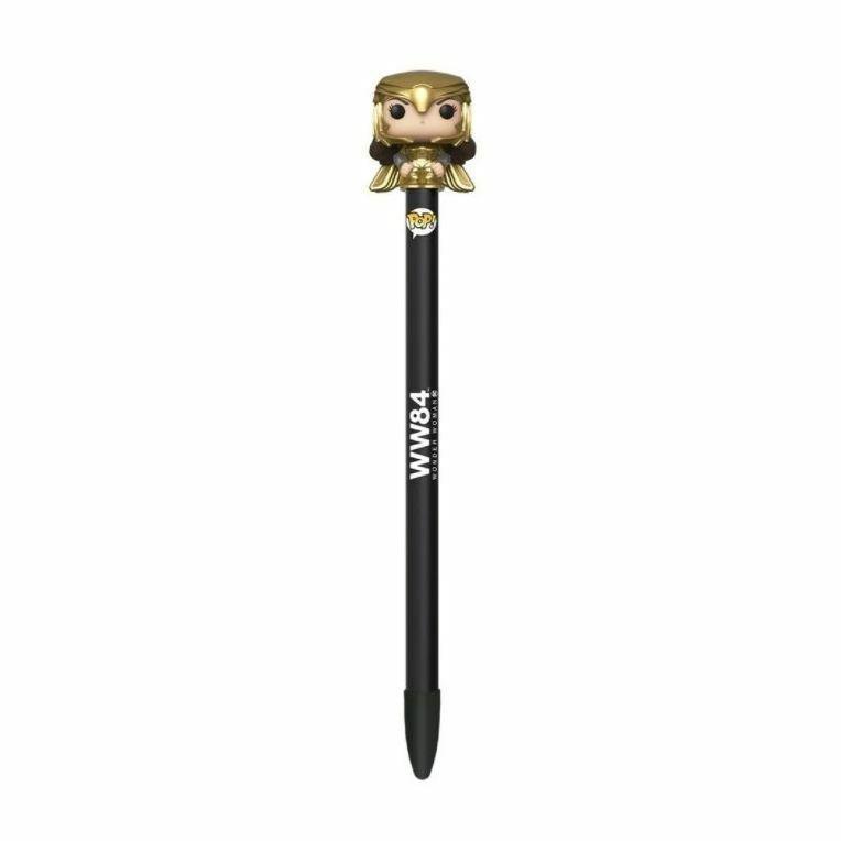 Funko Pop Pen Topper DC Comics Wonder Woman 1984 - Gold Armor, , large image number 0