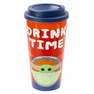 FUNKO TOYS - Funko Star Wars Mandalorian The Child Plastic Lidded Mug Drink Time