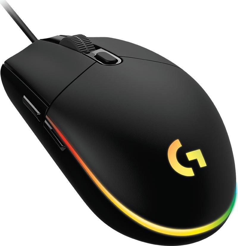 Logitech G 910-005796 G203 Lightsync Optical Gaming Mouse Black 8000 Dpi, , large image number 1