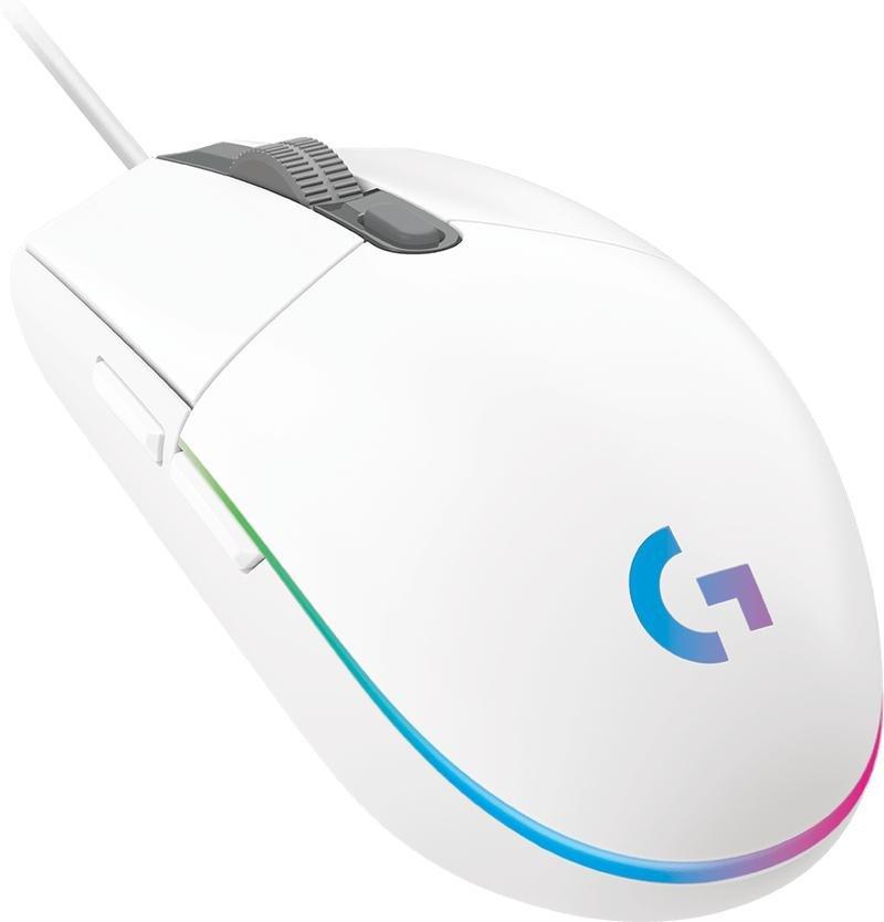 Logitech G 910-005797 G203 Lightsync Optical Gaming Mouse White 8000 Dpi, , large image number 1